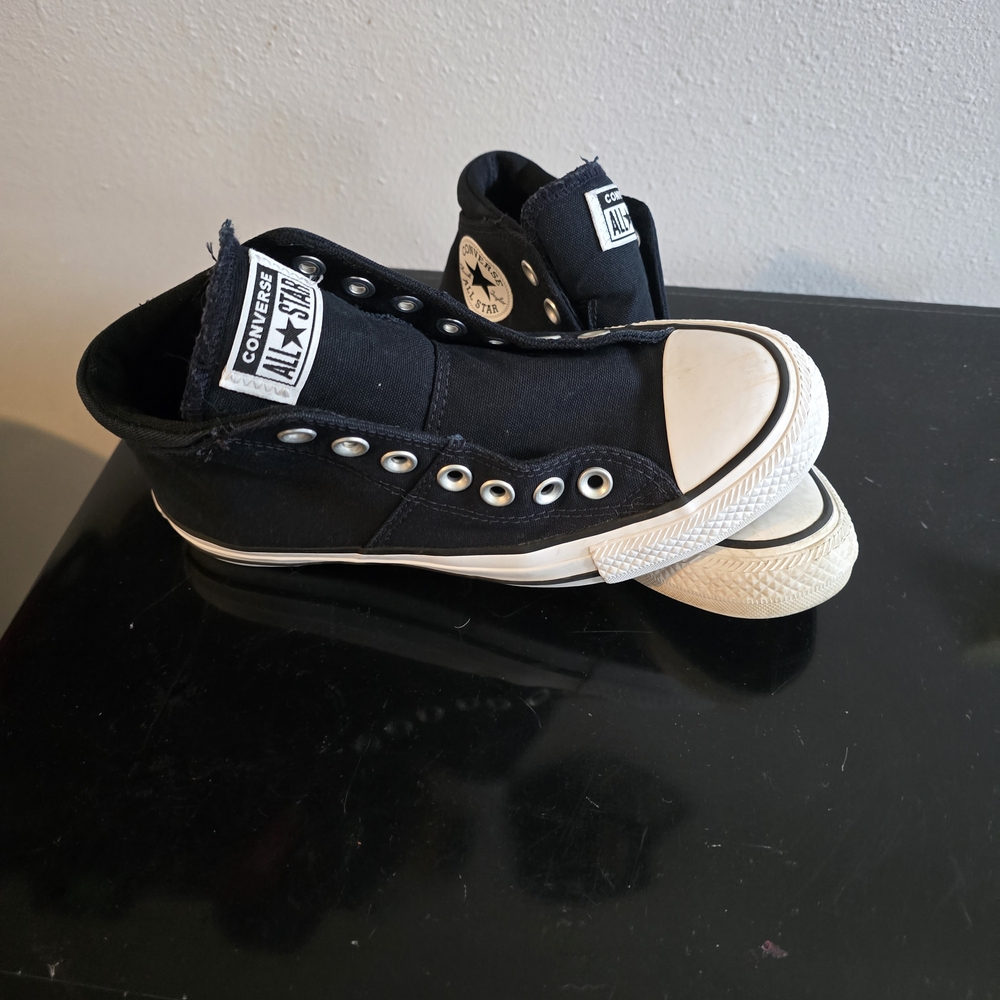 Converse Kids Black Low Top Slip-On Chuck Taylor Sneakers